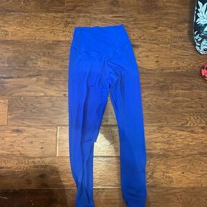 Aerie Blue and Green High-Waisted Leggings